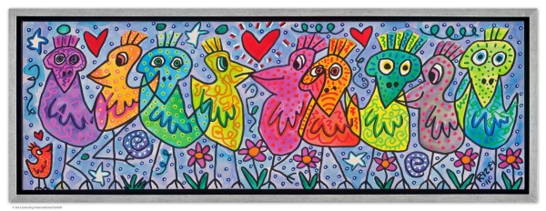 James Rizzi - A BUNCH OF BEAUTIFUL BIRDS