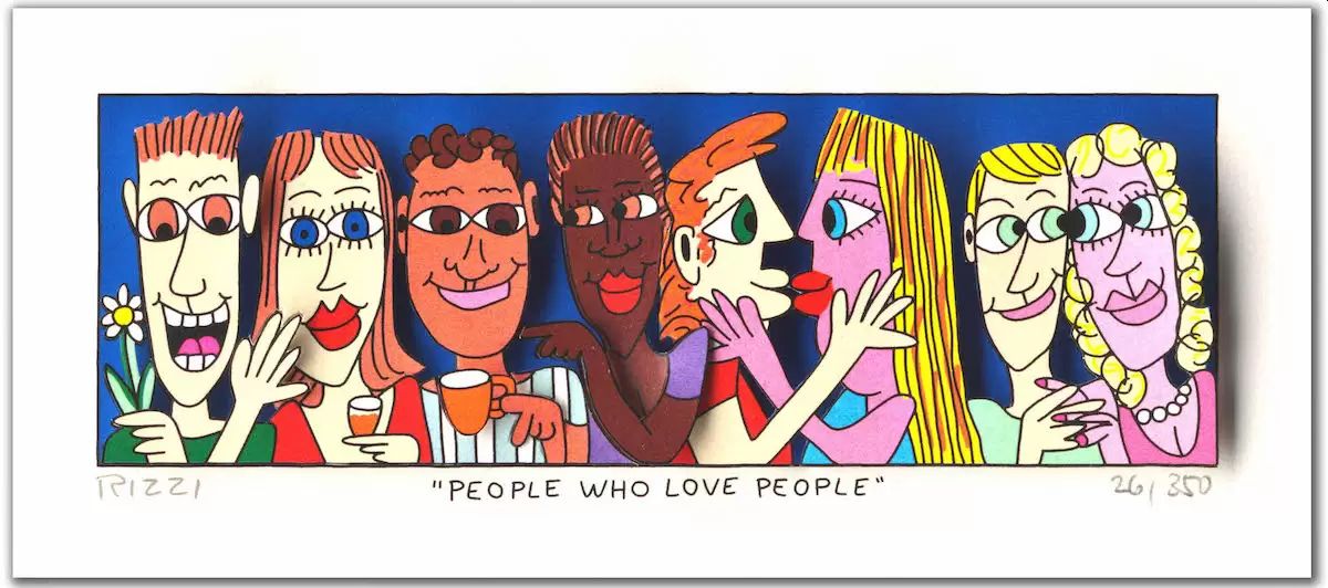 James Rizzi - PEOPLE WHO LOVE PEOPLE