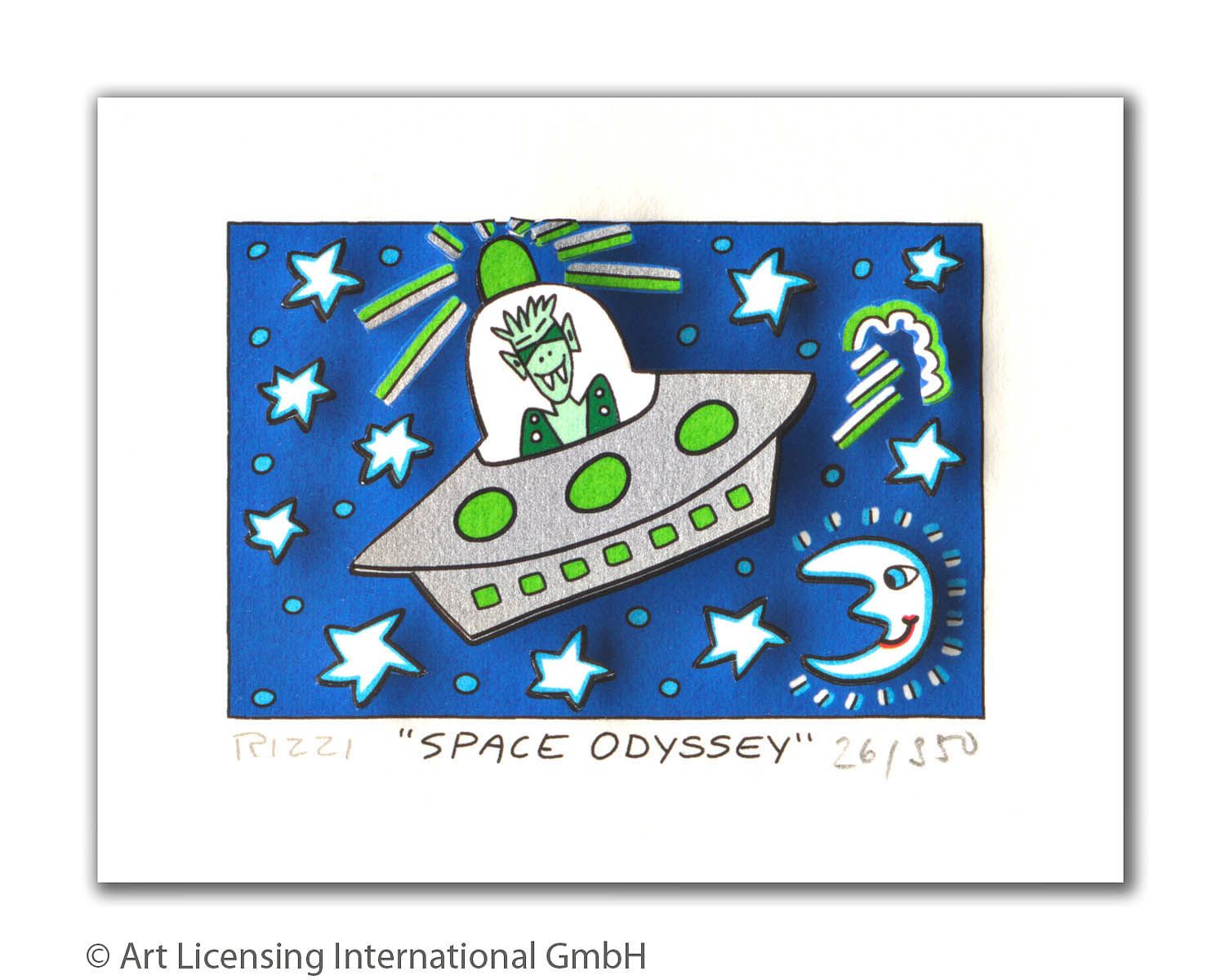 James Rizzi - SPACE ODYSSEY