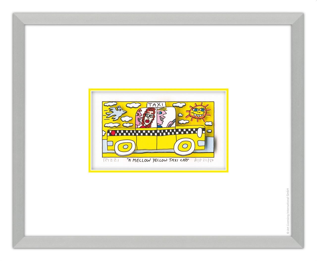 James Rizzi - A MELLOW YELLOW TAXI CAB