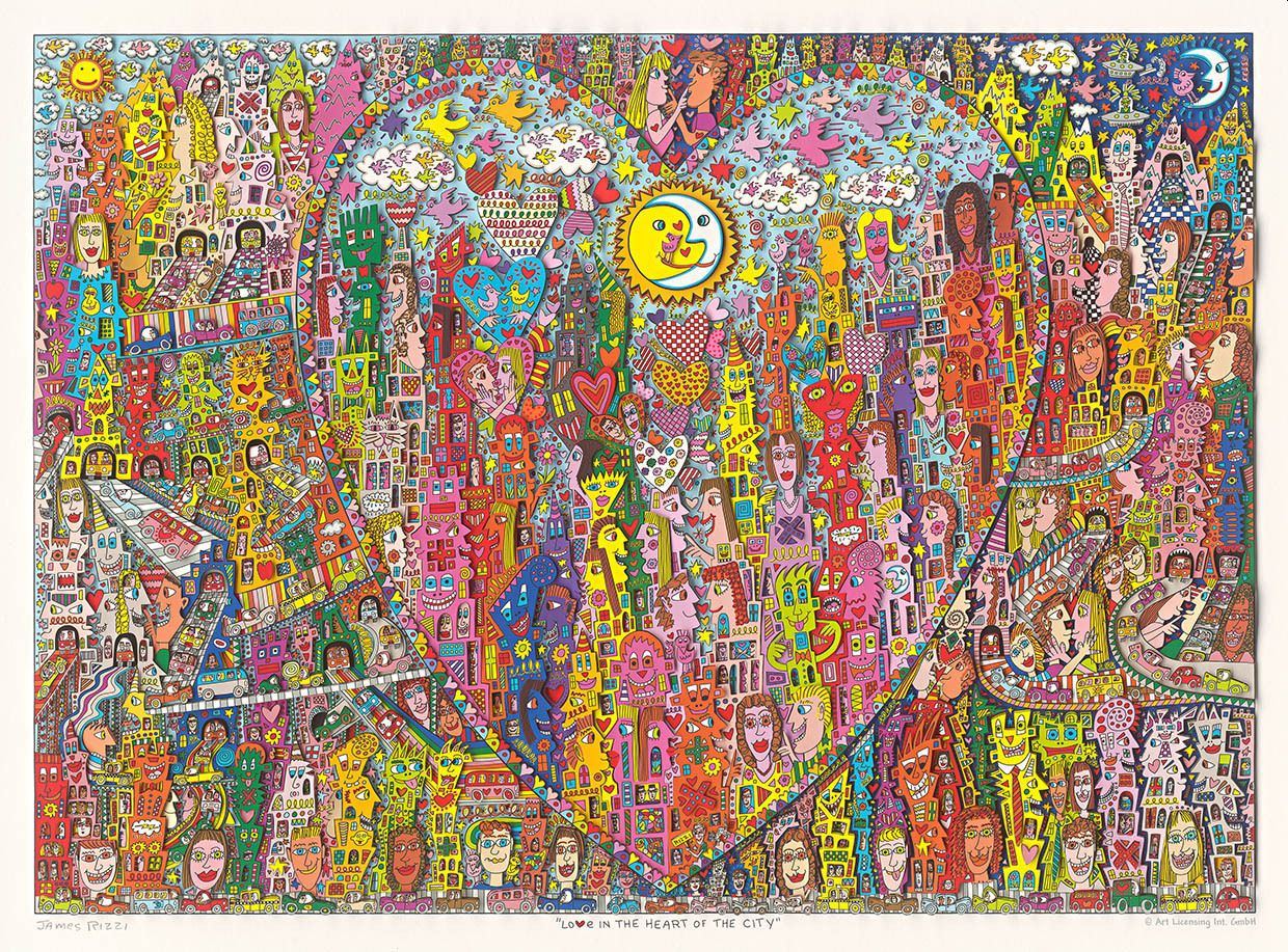 James Rizzi - LOVE IN THE HEART OF THE CITY 