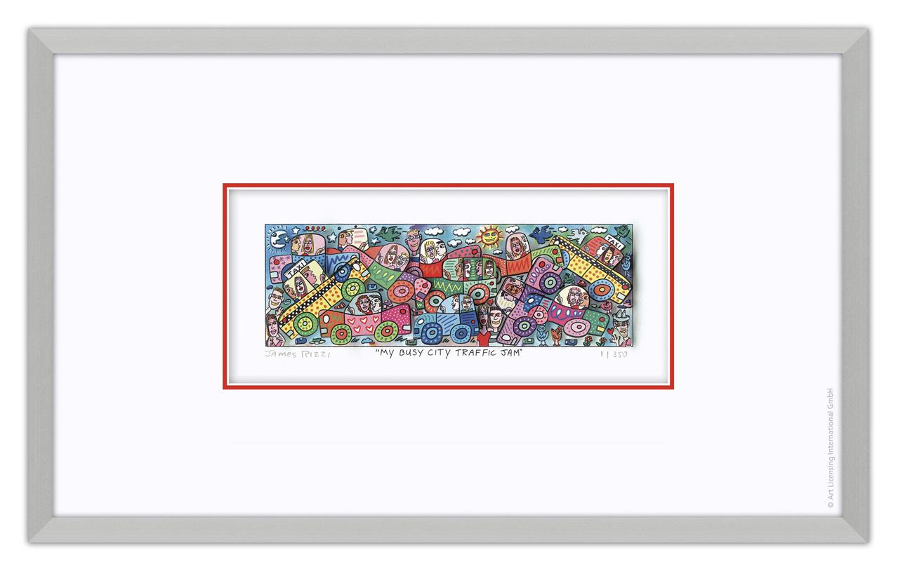 James Rizzi - "MY BUSY CITY TRAFFIC JAM"